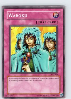 Yu-Gi-Oh TCG Waboku SDJ-046 Unlimited Regular Common Card NM - Image 1