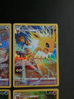 Lotto Pokemon Eevee Jolteon Flareon Vaporeon TG01 TG02 TG04 TG11 Trainer Gallery - Image 4