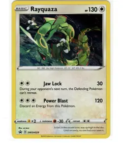 RAYQUAZA SWSH029 SWORD & SHIELD POKEMON (COSMO HOLO PROMO, NM (FREE S&H) - Image 1