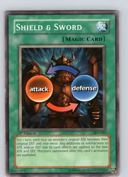 Yu-Gi-Oh TCG Shield & Sword SDJ-040 1st Edition Common Card Played LP - Image 1