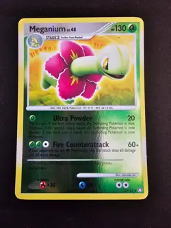 Meganium 13/123 Reverse Holo Rare Diamond & Pearl Mysterious Treasures Pokemon T - Image 1