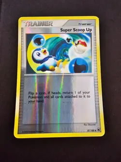 Super Scoop Up 87/100 Reverse Holo Uncommon Majestic Dawn Pokemon - Image 1