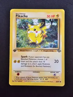 Pikachu 60/64 Jungle 1st Edition Pokemon TCG - Image 1