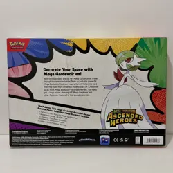 Pokemon Ascended Heroes Premium Poster Collection Box Mega Gardevoir -NEW SEALED - Image 2