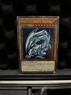 Yu-Gi-Oh! Blue-Eyes White Dragon Quarter Century Secret MP24-EN001 1st Konami A… - Image 1