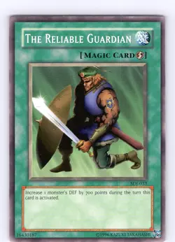 Yu-Gi-Oh TCG The Reliable Guardian SDJ-033 Unlimited Regular Common Card NM - Image 1