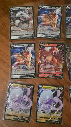 74x English Pokemon TCG V RR card lot crown zenith fusion strike evolving skies - Image 4