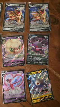 74x English Pokemon TCG V RR card lot crown zenith fusion strike evolving skies - Image 5