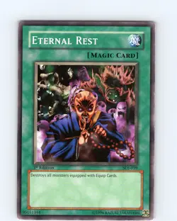 Yu-Gi-Oh TCG Eternal Rest SDJ-039 1st Edition Regular Common Card Played LP - Image 1