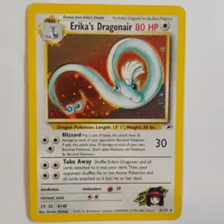 Pokemon Erika's Dragonair Gym Heroes Holo Rare English 80 HP Stage 1 Card #4/132 - Image 1
