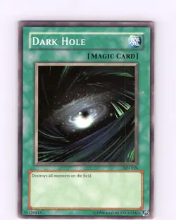 Yu-Gi-Oh TCG Dark Hole SDJ-026 Unlimited Regular Common Card LP-NM - Image 1