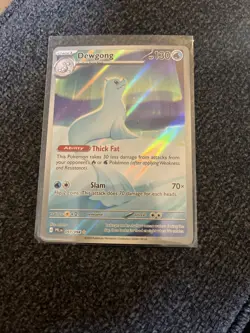Dewgong 097/094 Phantasmal Flames Full Art Ultra Rare Holo Pokemon Card NM - Image 1