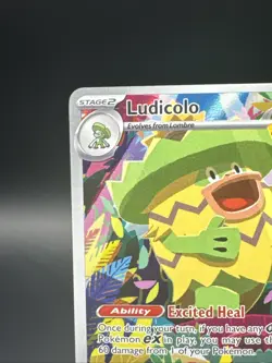 Ludicolo 095/094 Phantasmal Flames Holo Full Art Pokemon Card - Image 2