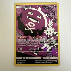 Pokemon TCG Koffing Cosmic Eclipse Card 243/236 Full Art Secret Rare - Image 2