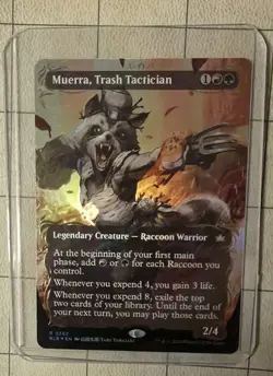 Magic: The Gathering Muerra, Trash Tactician Borderless Foil Rare BLB #0352 - Image 1