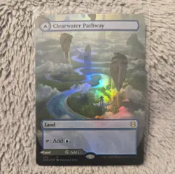 MTG Magic the Gathering Clearwater Pathway (286/493) Zendikar Rising LP FOIL - Image 1