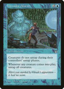 MTG Magic the Gathering Intruder Alarm (34/143) Stronghold MP - Image 1