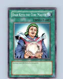Yu-Gi-Oh TCG Dian Keto The Cure Master SDJ-027 Unlimited Common Card MP-LP - Image 1