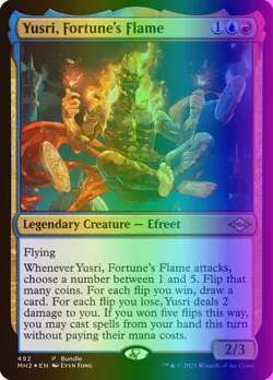MTG Yusri, Fortune's Flame (492/765) Modern Horizons 2 LP FOIL - Image 1