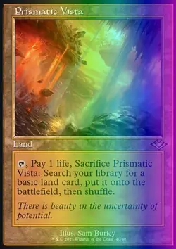 MTG Prismatic Vista (40e/404) Modern Horizons LP FOIL- ETCHED - Image 1