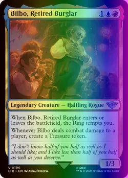 Bilbo, Retired Burglar (196/915) LTR LP FOIL - Image 1