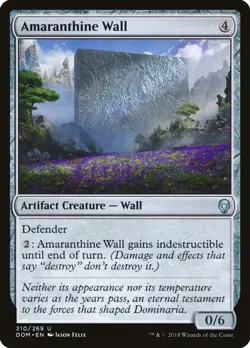 MTG Magic the Gathering Amaranthine Wall (210/296) Dominaria LP - Image 1