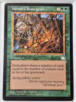 Nature's Resurgence - Weatherlight - Magic the Gathering MTG Nice! - Image 1