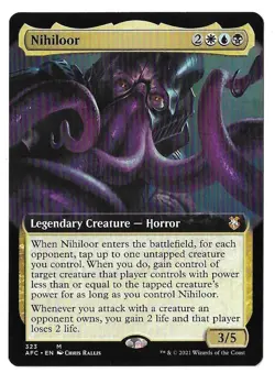 MTG Nihiloor Extended Art Adventures in the Forgotten Realms Commander (AFC) - Image 1