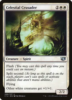 MTG Magic the Gathering Celestial Crusader (68/397) Commander 2014 LP - Image 1
