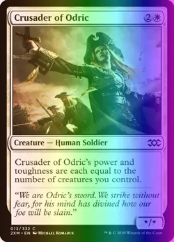 MTG Magic the Gathering Crusader of Odric (13/503) Double Masters NM FOIL - Image 1