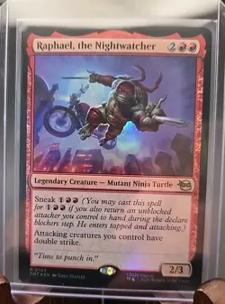 Raphael, the Nightwatcher Teenage Mutant Ninja Turtles MTG Foil Near Mint - Image 3