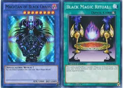 Yugioh - Magician of Black Chaos Magic Ritual Set - NM - Free Holographic Card - Image 1