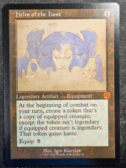 Helm of the Host - Retro Schematic - The Brothers War (MTG) - Image 1