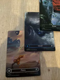Mtg Foil Land Set Full Art Eoe - Image 1