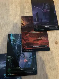 Mtg Foil Land Set Full Art Eoe - Image 2
