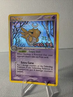 Pokemon Shedinja 14/107 Deoxys Holo Stamped LP - Image 1