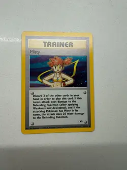 Misty Holo Trainer 18/132 Gym Challenge Pokemon WOTC NM 2000 - Image 2