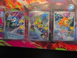 Pokemon TCG First Partner Illustration Collection Series 1 Gen 4 Sinnoh Starters - Image 1