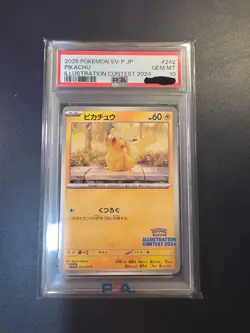 PSA 10 Pikachu 242 Sv-P Promo Pokemon TCG JPN Gem Mint - Image 1