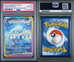 PSA 10 Pokemon Stellar Crown Terapagos ex Special Illustration Rare SIR - Image 3