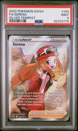 2022 POKEMON SWORD & SHIELD SILVER TEMPEST #193 FA/SERENA SILVER TEM (CSC053003) 820650850509 - Image 1