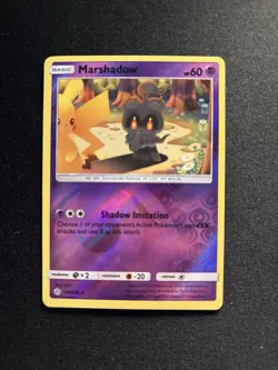 Marshadow 103/236 Rare Cosmic Eclipse Pokemon Reverse Holo Near Mint - Image 1