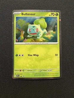 Pokemon TCG Bulbasaur 046 (Cosmos Holo) Sv: Scarlet & Violet Promo Near Mint - Image 1