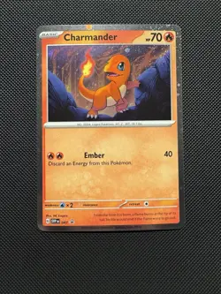 Pokemon TCG Charmader 047 (Cosmos Holo) Sv: Scarlet & Violet Promo Near Mint - Image 1
