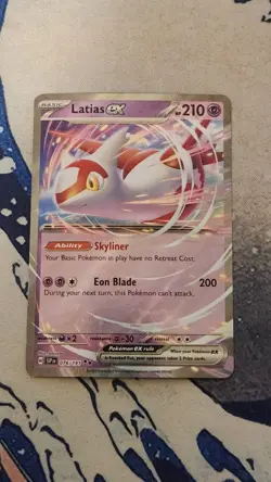 Pokemon TCG Latias ex - Double Rare SV08: Surging Sparks 076/191 NM - Image 1