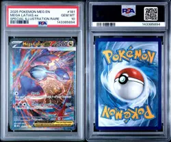 2025 POKEMON MEGA EVOLUTION SPECIAL ILLUSTRATION RARE MEGA LATIAS EX PSA 10 - Image 3
