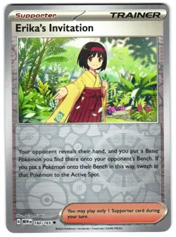 Erika's Invitation 160/165 Reverse Holo Scarlet & Violet 151 English Pokemon NM - Image 1