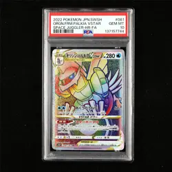PSA 10 GEM MT 2022 Pokemon JPN Origin Forme Palkia VSTAR 081/067 HR - Image 1