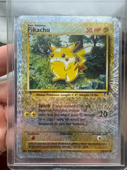 2002 Pokemon Legendary Collection Reverse Foil Pikachu NM - Image 1