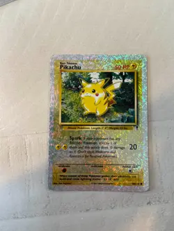 2002 Pokemon Legendary Collection Reverse Foil Pikachu NM - Image 2